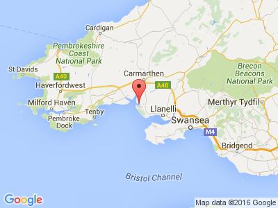 Map Of Carmarthen Bay Holiday Parks & Camping In Carmarthenshire | Uk Parks