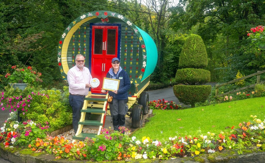 Tree Tops Caravan Park in Wales in Bloom awards