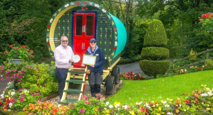 Tree Tops Caravan Park in Wales in Bloom awards