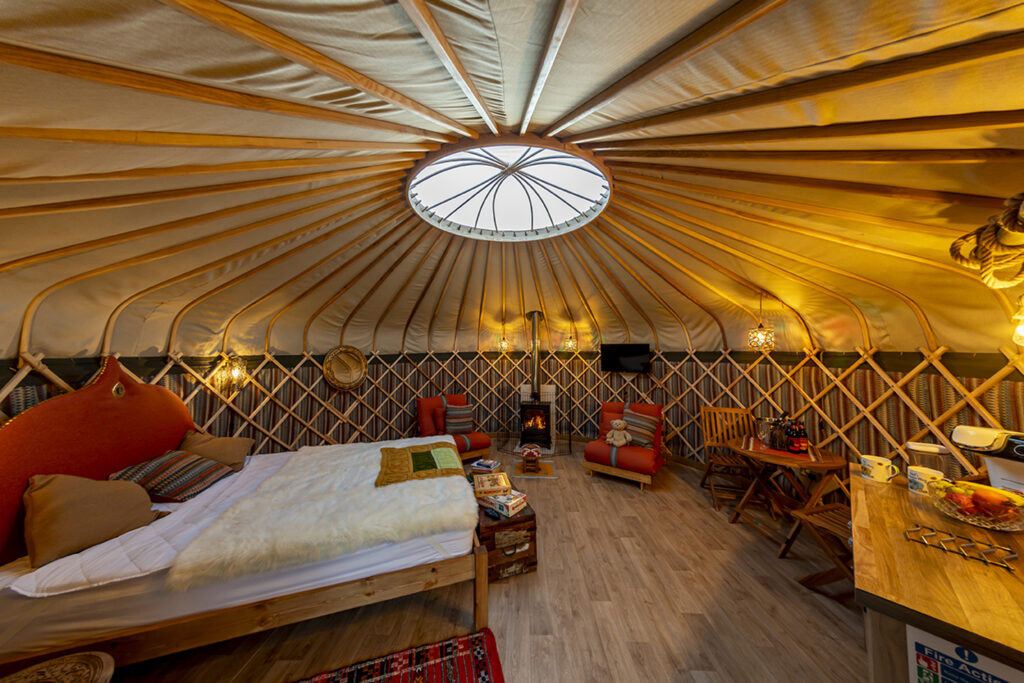 Mongolian Yurt at South Lytchett Manor